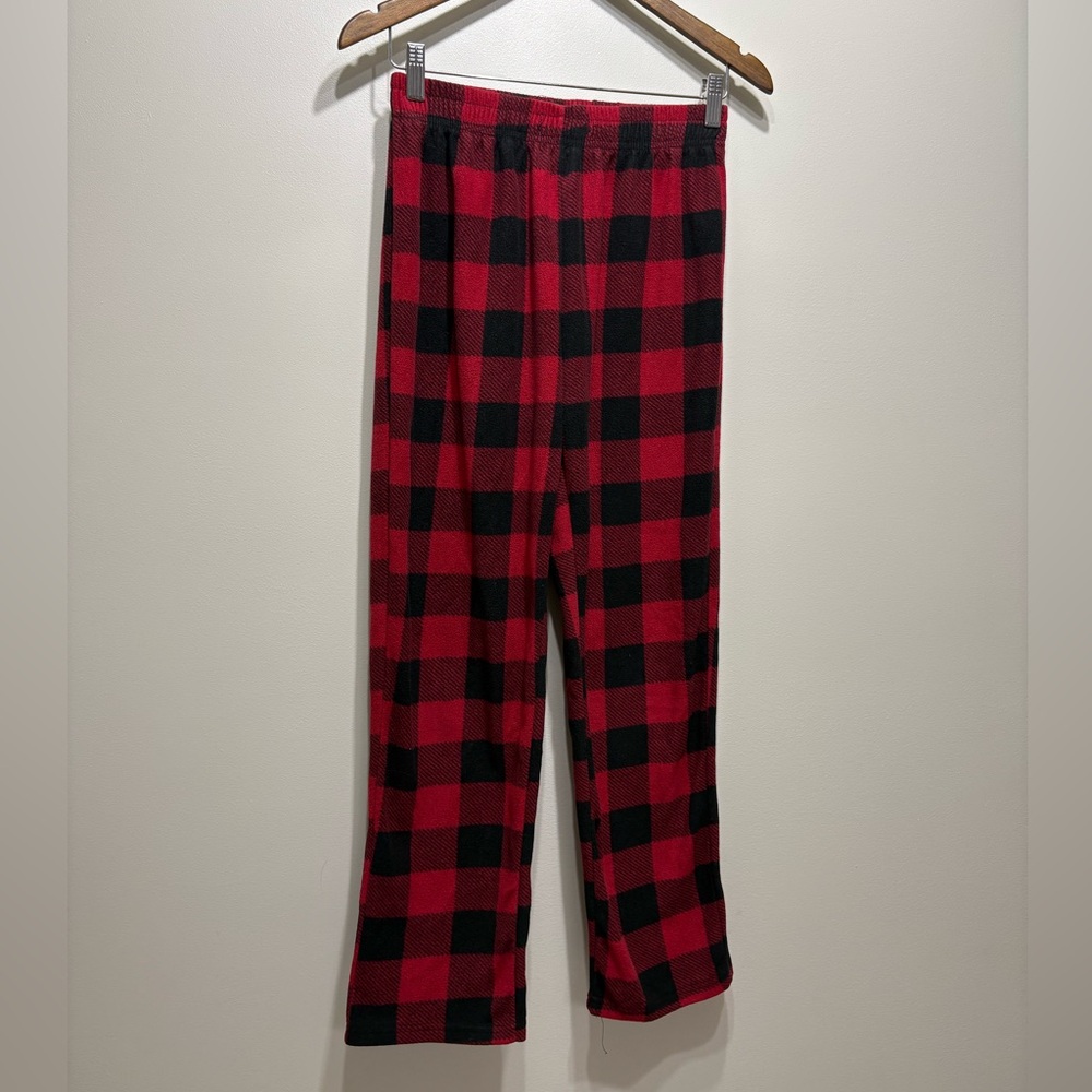 ✨$8 CLEAR-OUT✨ HG Comfy Soft Plaid Relaxed Fit Pj Pyjama Pants Bottoms Red